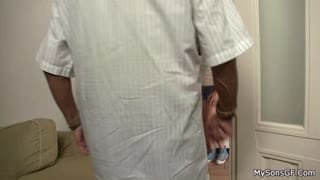 She rides father in law cock