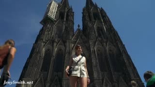 Public ass flashing by Jeny Smith in Cologne