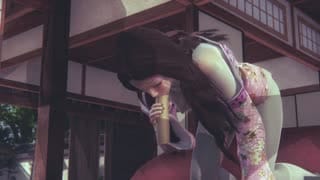 [DEMON SLAYER] Nezuko pleasing you (3D PORN 60 FPS)