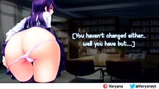 Pervy Girl Sits On You In The Library [AUDIO]