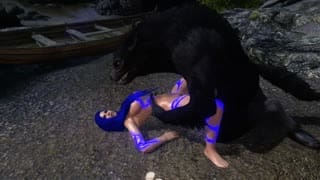 Skyrim Werewolf and Girl