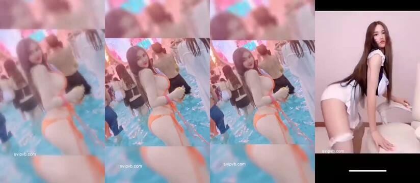 抖音主播 35W粉絲網紅嫩妹 一抹金 熱舞誘惑合集 微信福利 (8)