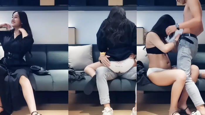 性格超好兼职美御姐，笑起来甜美，付完钱骑在身上调情，舌吻扣穴穿着衣服舔屌，张开双腿爆插，扶着大屁股后入撞击猛操