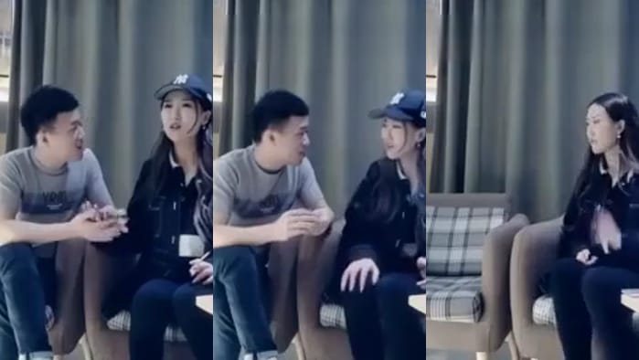 妹子跪着深喉口交喜欢帮忙吹的感觉，感觉好大猛操妹子要不行了