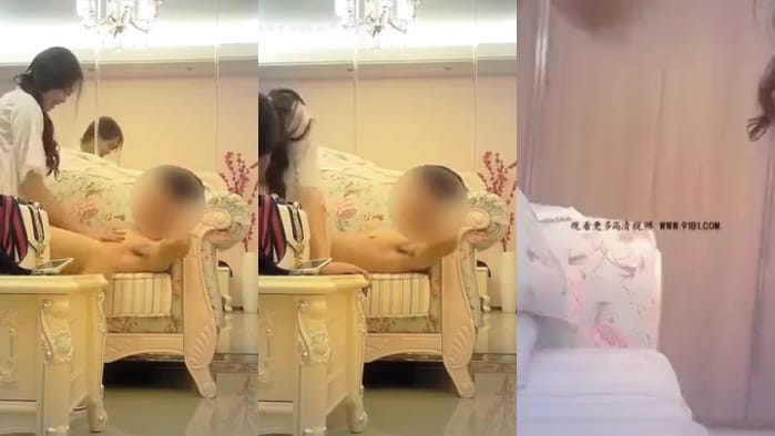 不想努力了～长腿小姐姐缺钱花，换上连身丝袜投身富二代用青春的肉体换零花～