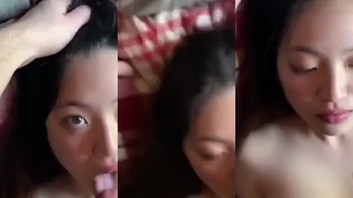 上海留学生防疫期间与洋男友爱爱高清自拍影片流出，可爱中带点淫荡，还用嘴嘴将把高潮后的屌舔干净!