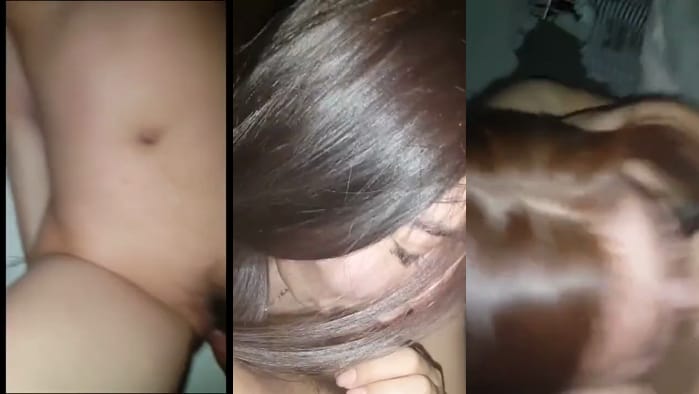 粗暴老哥压著女友强行口交！眉头一皱还是要继续吹！