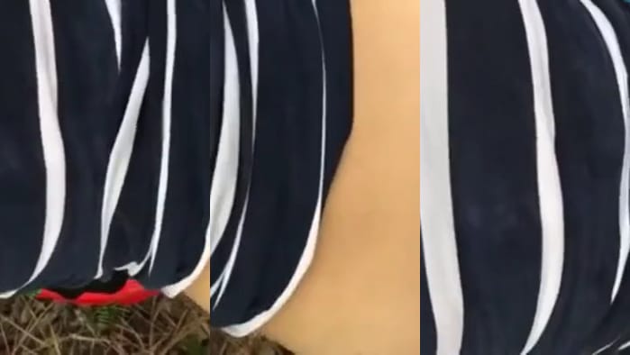 游泳回来筋疲力竭~但哥哥说想要就直接到草堆打得火热！