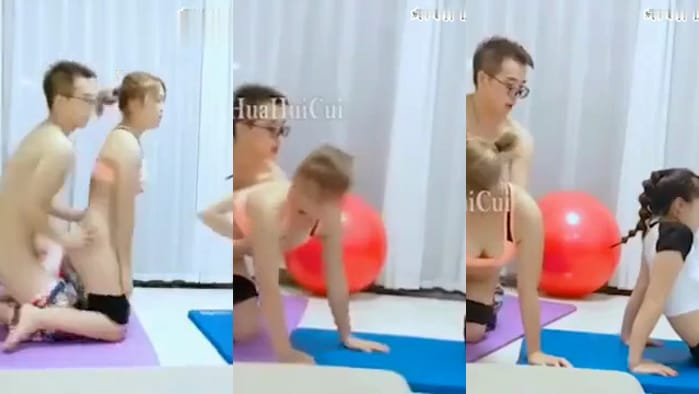 体态教练男友公然与女学员约炮! 为表歉意只好使出浑身解数满足正宫!