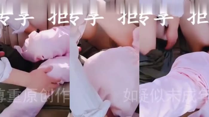 風騷小護士這次玩車震~口交還是那樣舒爽~在後座直接把小護士給吃了!!