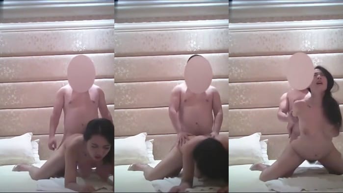 約了個巨乳的湖南美女~全身上下只剩高跟鞋操起來好爽啊!!