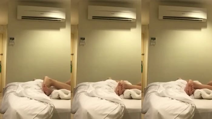 【国产馆】某高官跟女下屬通奸視頻曝光還挺時髦的還會用自拍杆