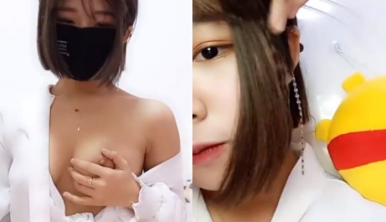 清纯萌妹主播懵萌梓~2019开春自慰大秀~一次把跳蛋跟假屌塞满鲍鲍~