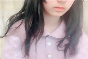 萌妹口无小银狐-紫色萝莉裙