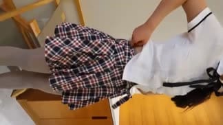 【国产馆】性感嫩模小洁酒店私拍制服性感黑丝透视装诱惑