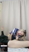 (乌克兰美女团)银发纹身大洋马穿制服扮性感小野猫